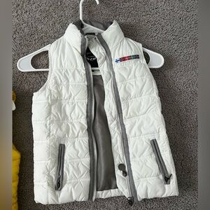 White warm vest